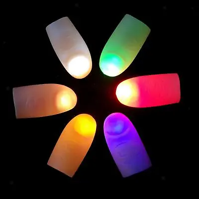 2x LED Finger Lights Fingertip Light Illusion Thumb Fingers Lamp Thumbs Light • £5.02