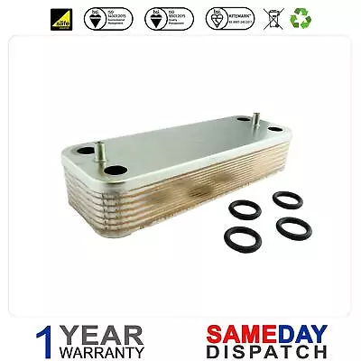 Heatline Compact S24 & C24 Plate Heat Exchanger 3003200026 D003200026 3001060234 • £34.59