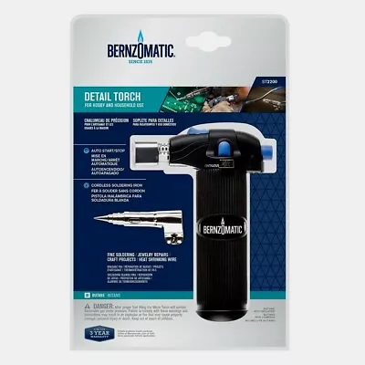 Bernzomatic 3in1 MICRO TORCH & SOLDERING IRON Kit Crafts Electric Hobby ST2200 • $46.45