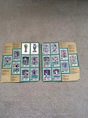 Panini Football 85 Stickers INTERNATIONAL STARS All 16 Inc Maradona & World Cup • £24.99