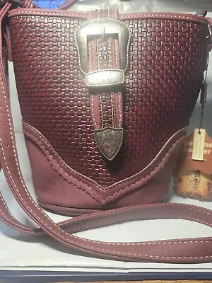 Trinity Ranch Montana Western Style Pursem/ Handbag New With Tags Leather VTG • $30