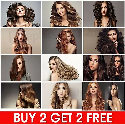 HAIRDRESSER HAIR SALON HAIRSTYLE HAIR Colour Highlight POSTER Print Wall Art • £12.99