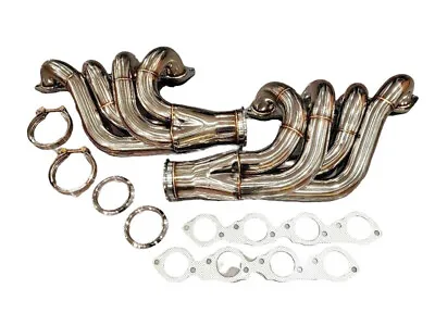 Big Block FOR Chevy BBC V-BAND Twin Turbo Stainless Headers 427 454 396 502 572 • $828.91