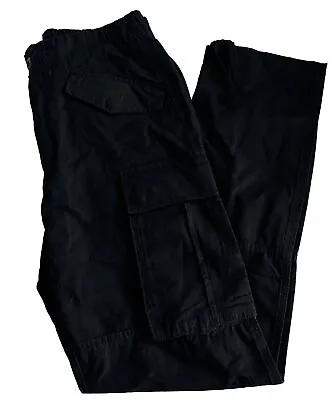 LCKR Cargo Utility Pants 100% Cotton Footlocker Pants Black Size S-XL NEW $49 • $11.99