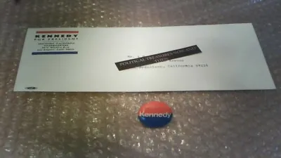 Robert F. Kennedy Original Vintage Rare Campaign Pinback And Envelope From 1968 • $15