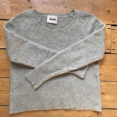£30 • Buy ACNE Studio Vintage Cropped Jumper Wool Size S 👀see Photos