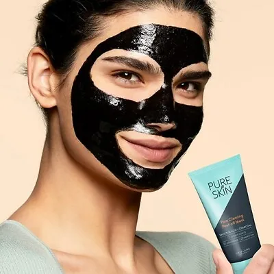 ORIFLAME PURE SKIN PORE CLEARING PEEL OFF MASK SALICYLIC ACID CHARCOAL Blackhead • £12.50