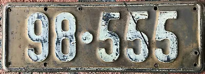 New Zealand  1929-30  National Series  License Plate   • $135