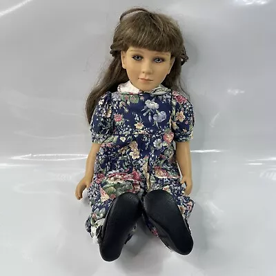 My Twinn 23  Poseable Doll Brown Staight Hair & Blue Eyes And Black Shoes W/Bo • $112.50