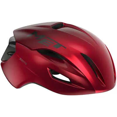 MET Manta MIPS Tri/TT Helmet In-Mold Fidlock Buckle Glossy Red Metallic Small • $210.30