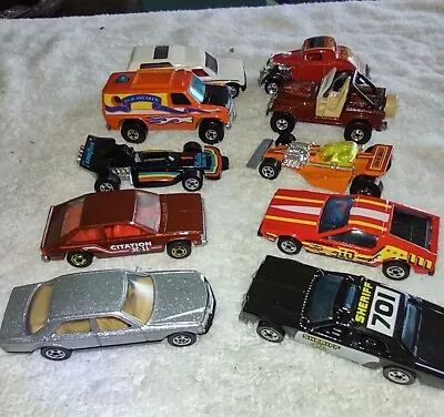 Lot Of 10 Vintage Hot Wheels 70s & 80s Euc • $79.85