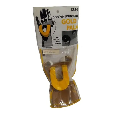 Don Johnsons Gold Palm Bowling Glove Men's Medium • $9.09