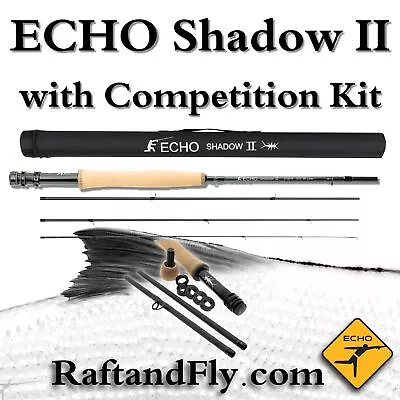 Echo Shadow II 3wt Euro Nymph Fly Rod - FREE COMPETITION KIT - Save $74.99 • $289.99