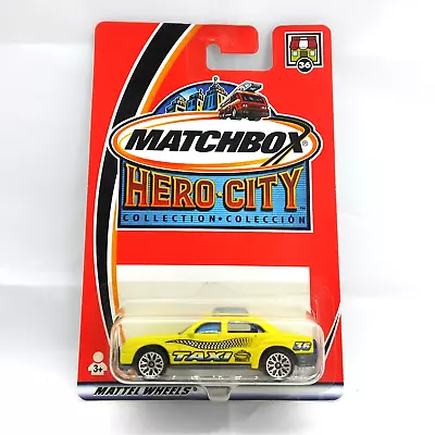 Matchbox Hero City Collection Taxi Cab #36 Yellow Checkered Graphic • $5.75