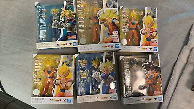 Dragon Ball SH Figuarts Lot Of 6: Vegeta Son Goku Super Saiyan Trunks Etc • $75