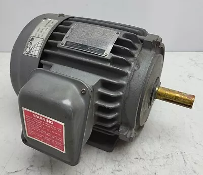 GE Ac Motor 1-1/2 Hp 3 Phase 3465 Rpm 230/460V 143T Frame S210 *NEW DENTED COVER • $189