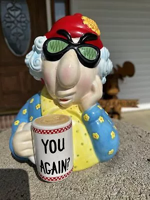 Vintage Hallmark Maxine Cookie Jar Canister You Again By J Wagner “You Again?” • $51.99