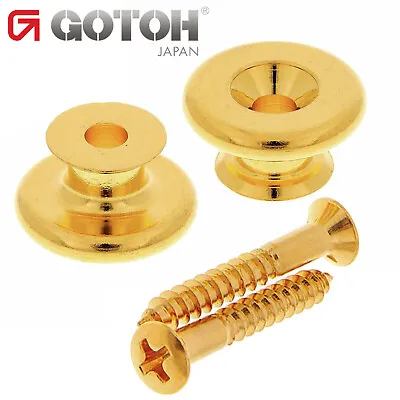 NEW Gotoh EP-B3 End Pins Oversized Strap Button For Guitar & Bass - GOLD • $9.95