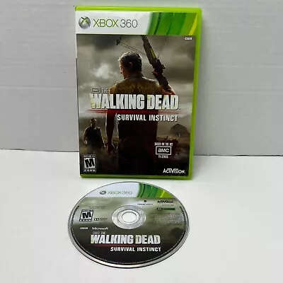 The Walking Dead Survival Instinct Microsoft Xbox 360 Video Game No Manual • $7.99