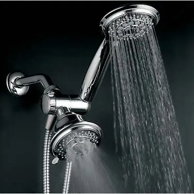 Modern 3-Way Shower 24-Setting Luxury Combo Shower Head And Handheld Chrome • $23.17
