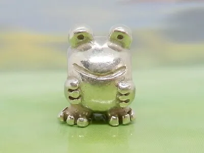 Retired Pandora Sterling Silver Frog Animal Bead 790247 • £28