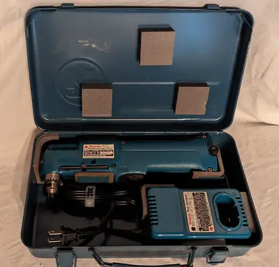 Makita DA3000D 3/8  Angle Drill Set -  DC7010 Fast Charger & Metal Case - No Bat • $54.99