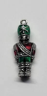 £99.89 • Buy Judith Jack Christmas Toy Soldier Charm Sterling Silver 925 Enamel Marcasite