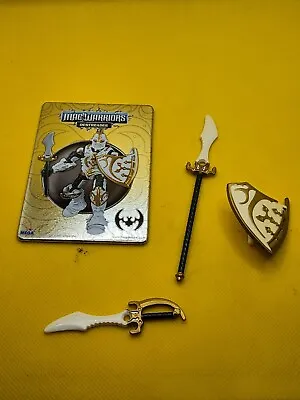 Mega Bloks Mag Warriors Destreader Accessories Staff Shield Sword & Card • $8.99