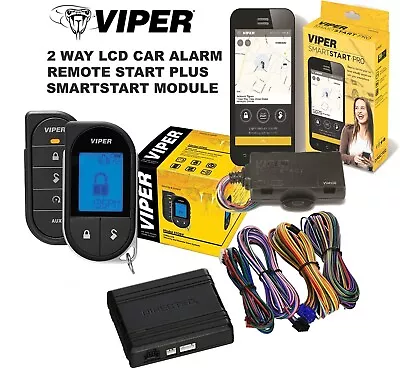 Viper 5706V Car Alarm & Starter With VSM550 SmartStart & DB3 Bypass Interface  • $399.99