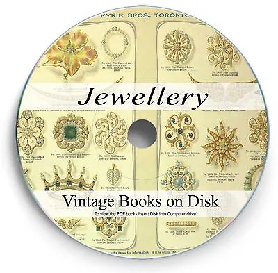 £3.90 • Buy Rare Jewellery Books On DVD Design Tools Hallmarks Gold Silver Diamond Loupe 278