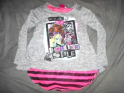 Monster High Girls 6x Longsleeve Shirt • $5.50