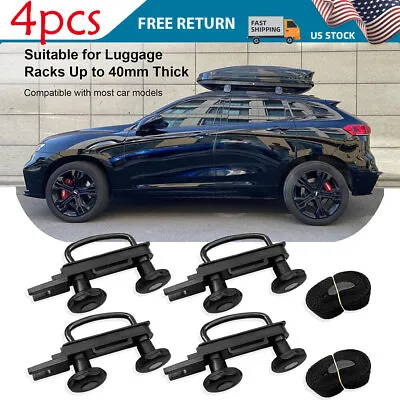 4pcs Universal Roof BoxCar Van Mounting Fitting U-Bolts Roof Rack Bracket Kit • $21.59