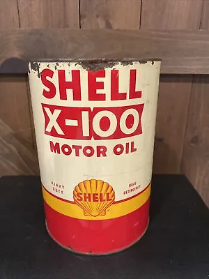 $0.99 • Buy Shell X-100 Motor Oil 5 Quart Metal Can