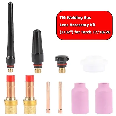 £15.93 • Buy TIG Welding Gas Lens Accessory Kit 3/32  For Torch 17/18/26 UK