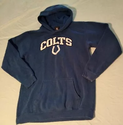 Vintage Indianapolis Colts Hoodie L Reebok NFL Team Apparel XL • $29.99