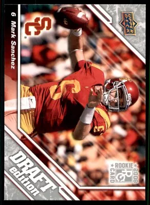 2009 Upper Deck Draft Edition Mark Sanchez Rookie USC Trojans #102 • $1