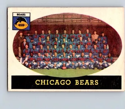 1958 Topps Football #29 Chicago Bears         Mid Grade Kd • $4.99