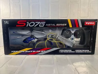Syma S107G 3-Channel RC Helicopter - Blue • $15