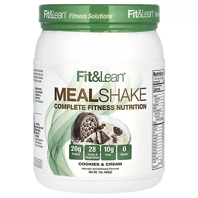 Meal Shake Complete Fitness Nutrition Cookies & Cream 1 Lb (450 G) • $25.31