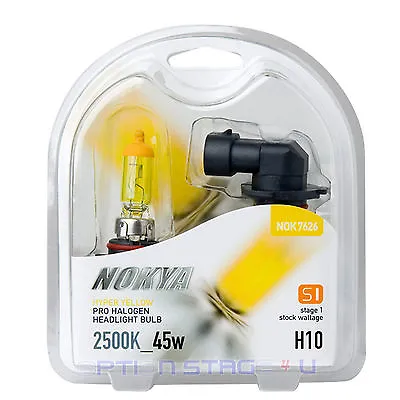 H10 9145 Nokya Hyper Yellow Headlight Fog Light Bulb S1 NOK7626 Halogen Bulb • $17.99