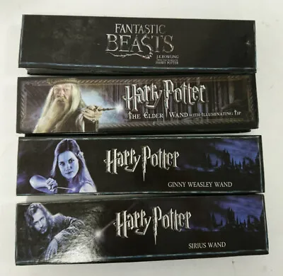 £20 • Buy Harry Potter Magic Lights Wands X4 Dumbledore Ginny Sirius Fantastic Beasts #130