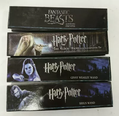 £20 • Buy Harry Potter Magic Lights Wands X4 Dumbledore Ginny Sirius Fantastic Beasts #130