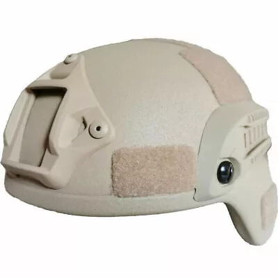 NIJ Level IIIA Ballistic Helmet UHMW-PE Bullet Proof MICH 2000B TAN M/L Size  • $243.97