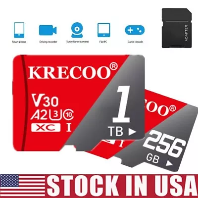 Universal Micro SD Card 1TB 256GB Ultra Memory Card Phone Camera Wholesale Lot • $1.16