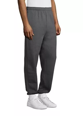 Gildan Men's Fleece Fleece Elastic Bottom Pocketed Sweatpants Size M/M • $15.75