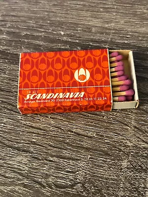 Vintage Matches Matchbox Hotel Scandinavia Kobenhaven • $5.99