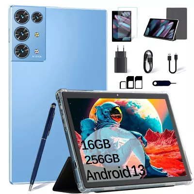 Tab S30 PRO Tablets 10.1in Android 13 8000mAh Tablet PC 16GB+256GB Dual SIM GPS • £108