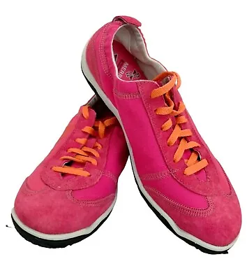 Merrell Lorelei Twine Sneakers Women's Size 8 Raspberry Fabric Athletic Lace Up • $26.99