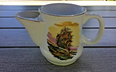 Vintage Porcelain SHAVING MUG With Sailing Motif Theme • $24.95