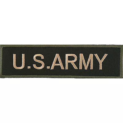 US Army Embroidered Iron / Sew On Patch United States Bag Jacket Military Badge • £2.79